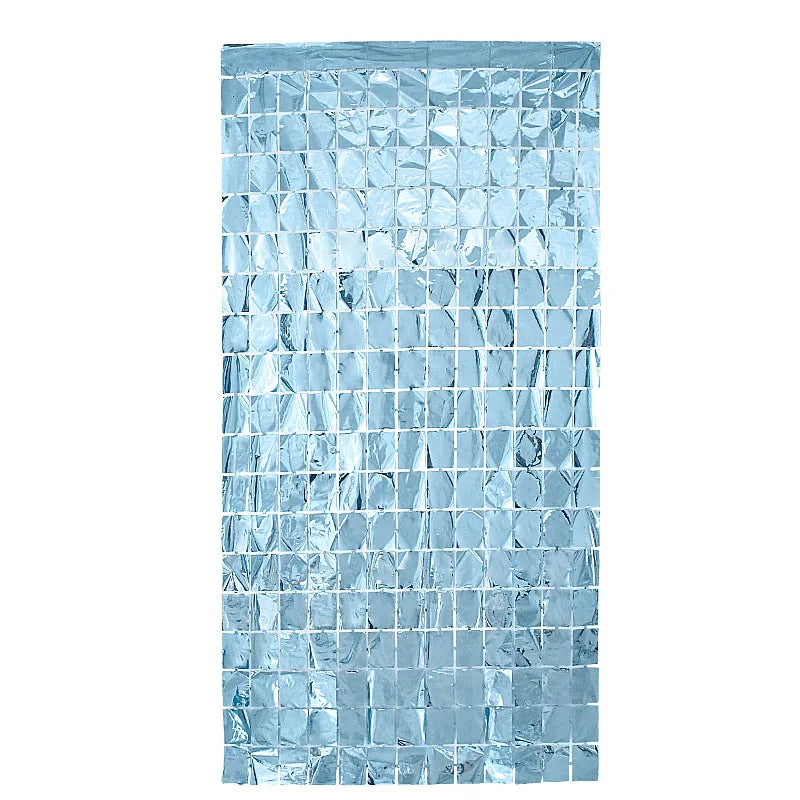 パーティー・インテリア装飾 キラキラ!ミラーボール風カーテン 単品 光反射