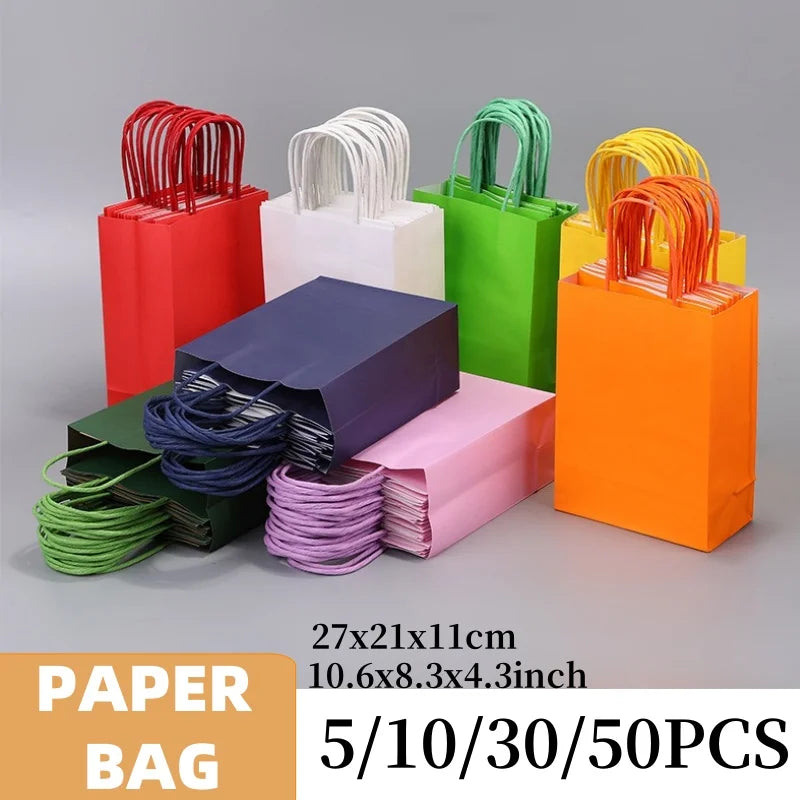 |ノベルティ用品 | カラフルギフトバッグセット | W21×H27×D11c