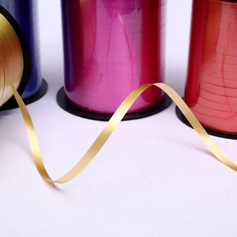 イベント・バルーン装飾 | マルチカラー クラフト用リボン| 230m巻