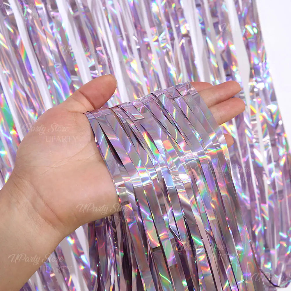 パーティー・インテリア用装飾 キラキラ!ホイル素材カーテン 高品質素材