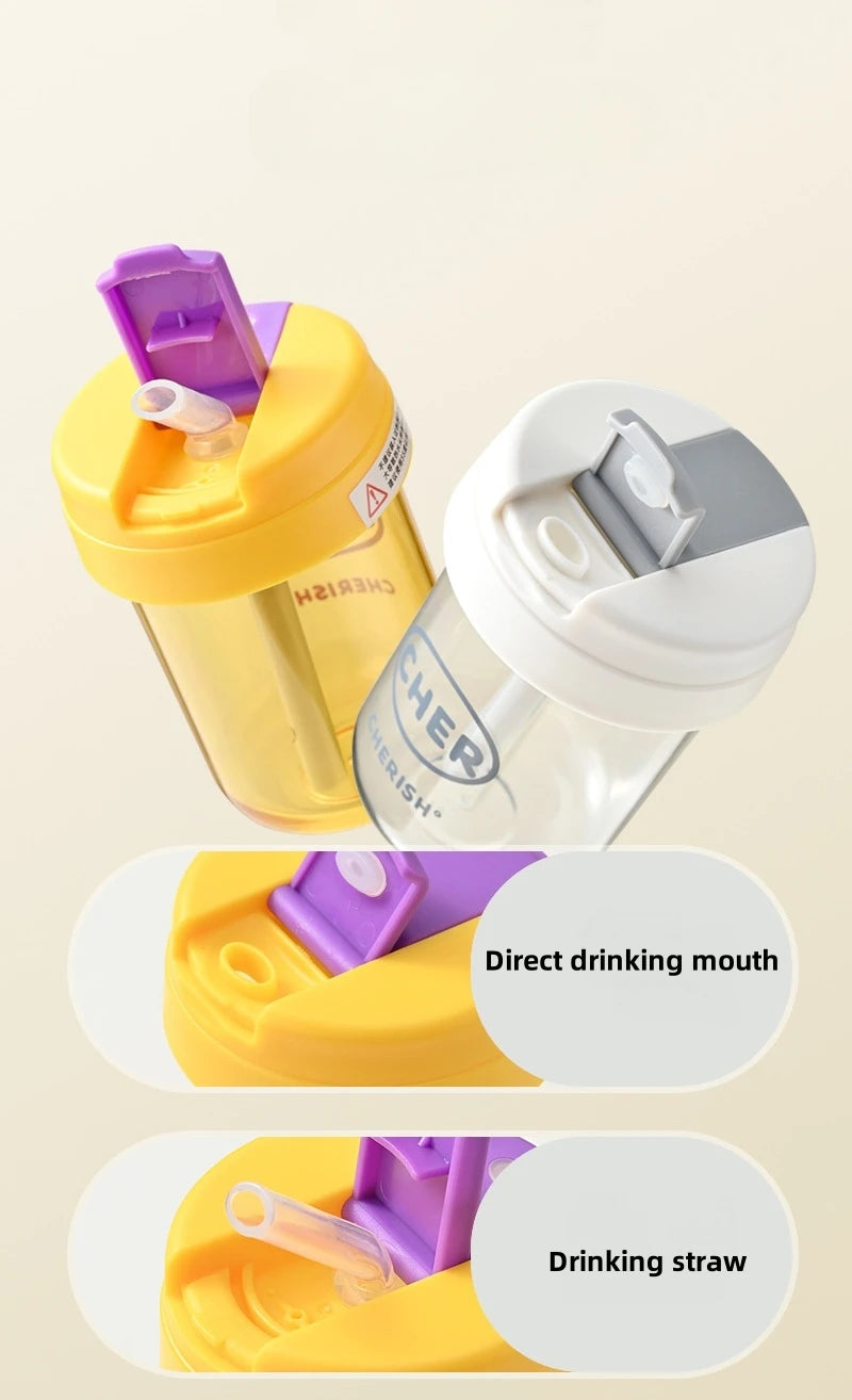 |イベント・ノベルティ用品 | かわいい子供用ストロー付きウォーターボトル |330ml