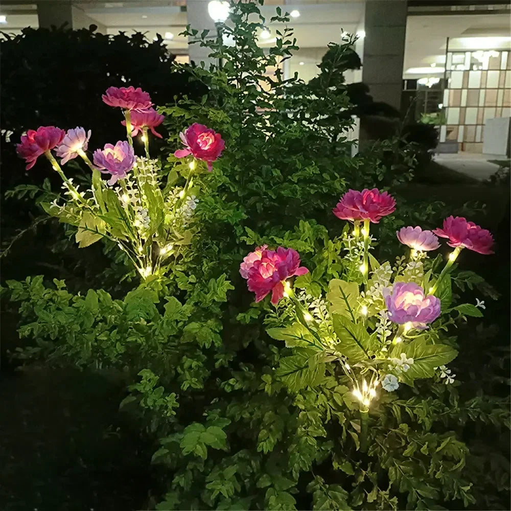 ソーラーライト|イベント・ガーデン装飾| ソーラー式ラフラワーライト