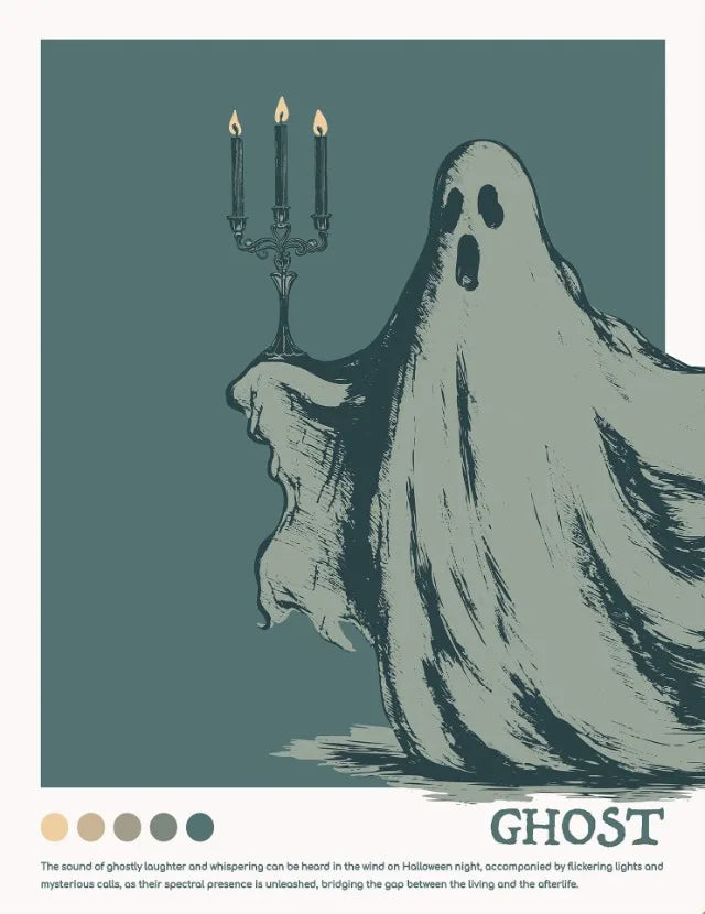 イベント・ハロウィングッズ|ヴィンテージハロウィンキャンバスアートポスター