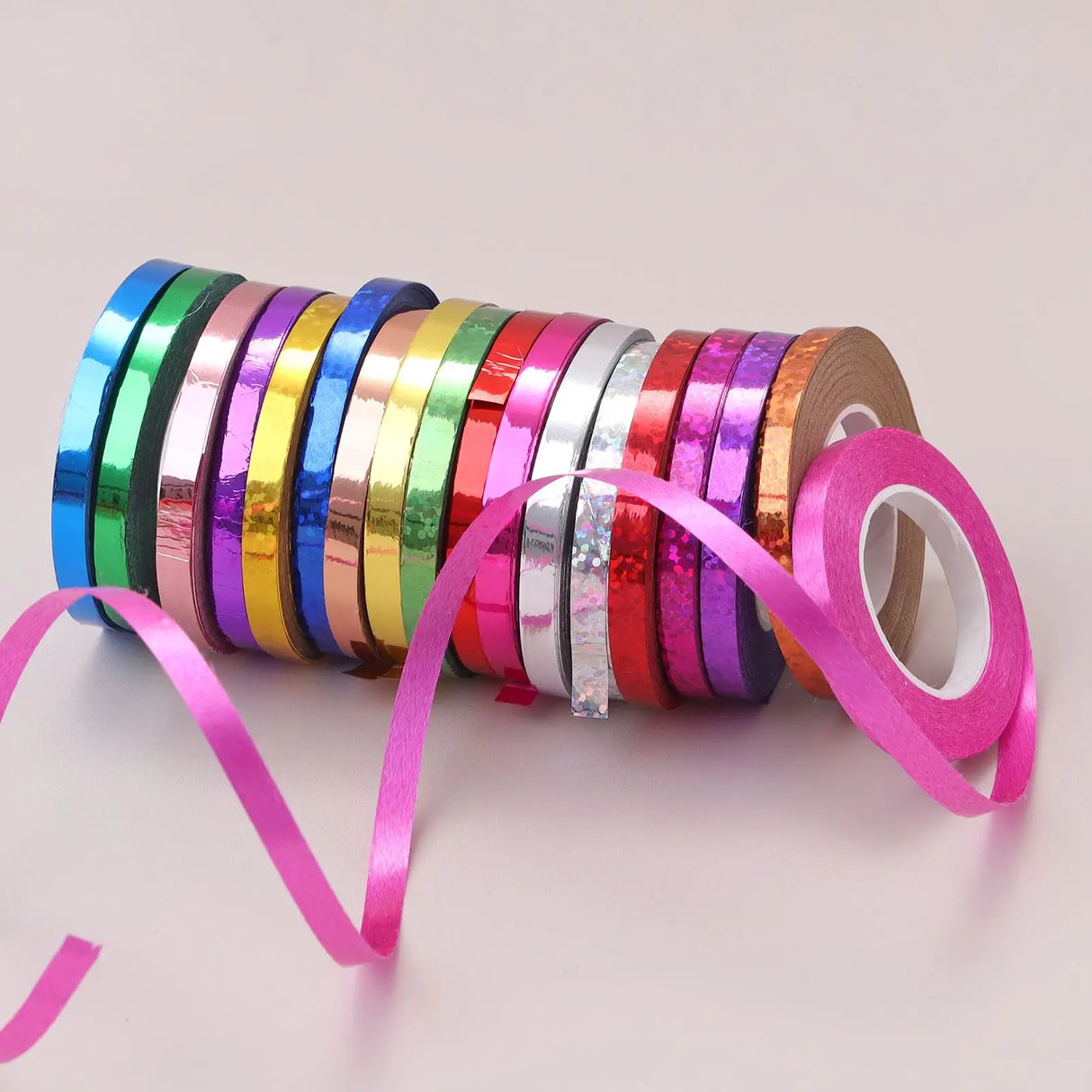 イベント・バルーン装飾 | クラフト用サテンリボン5mm | 10m巻