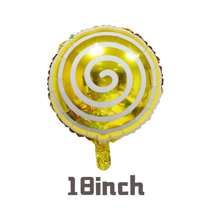 クリスマス用キャンディケインホイルバルーンセット