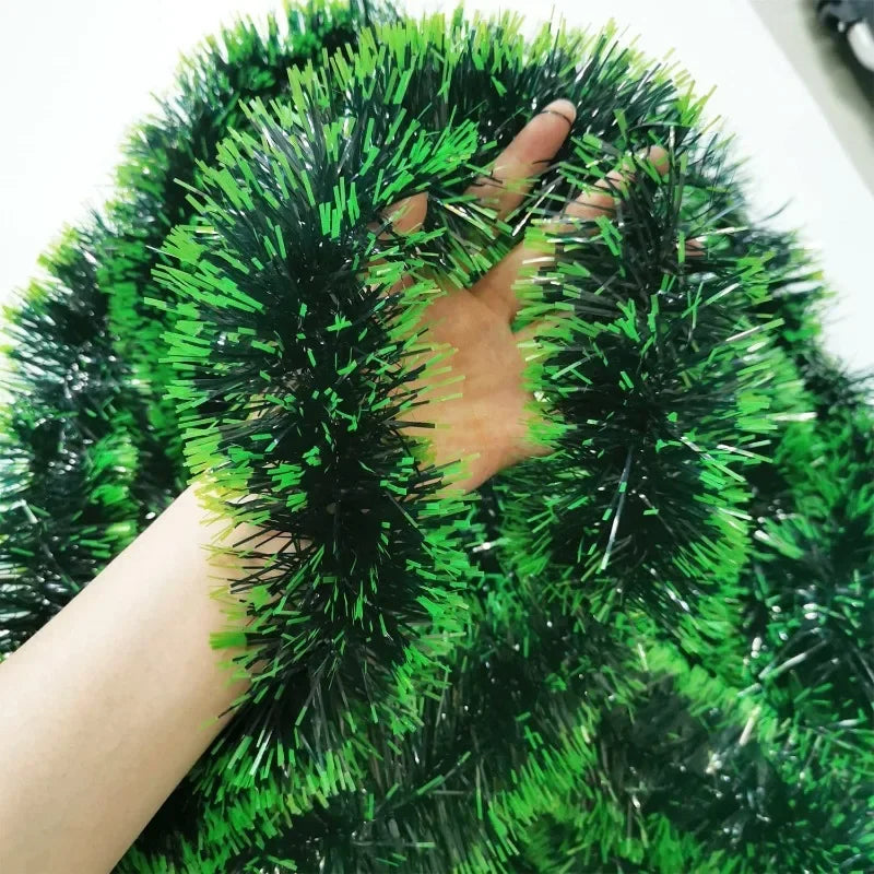 イベント・クリスマス装飾|ティンセルリボンガーランド2m