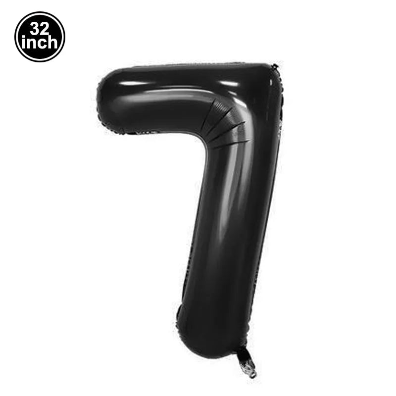 イベント・バルーン装飾 | マルチカラー数字バルーン