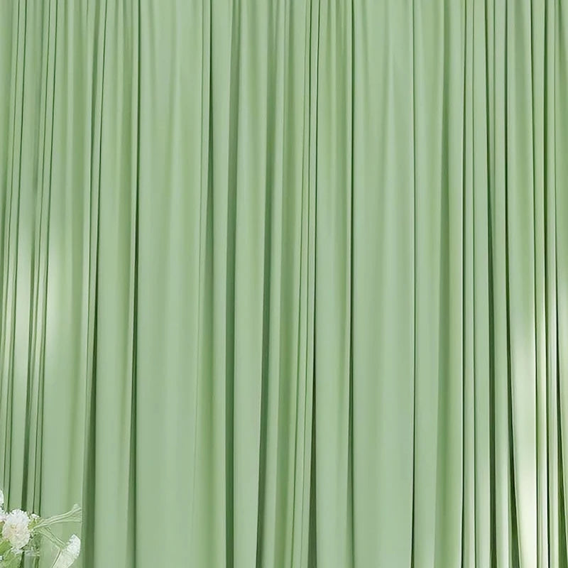 シワ防止背景幕ドレープ 5×20フィート