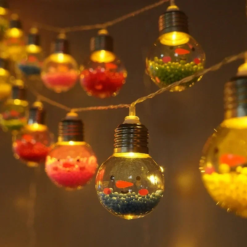 ドレープライト|イベント・パーティー装飾|電池式LEDボール型ストリングライト(2m/3m/6m)