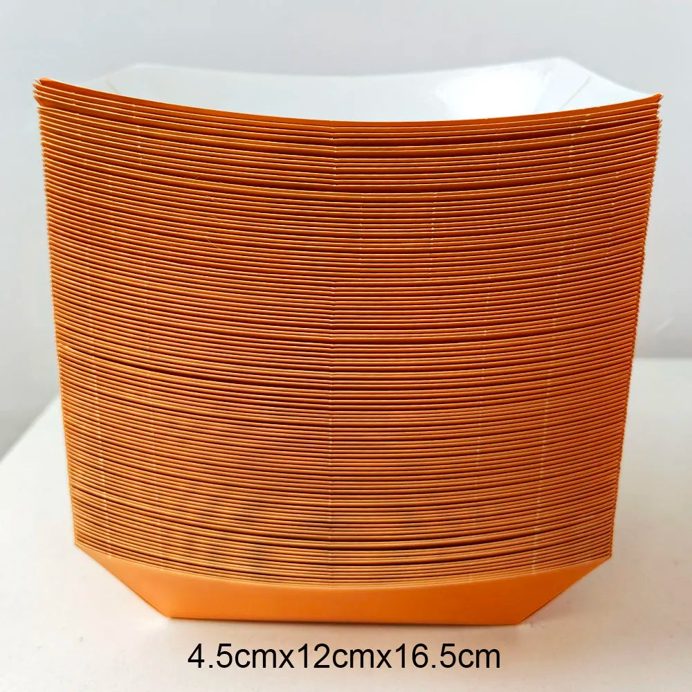 |イベント・ノベルティ用品 | 紙製ミニフードトレイセット | W16.5×H4.5×D12c