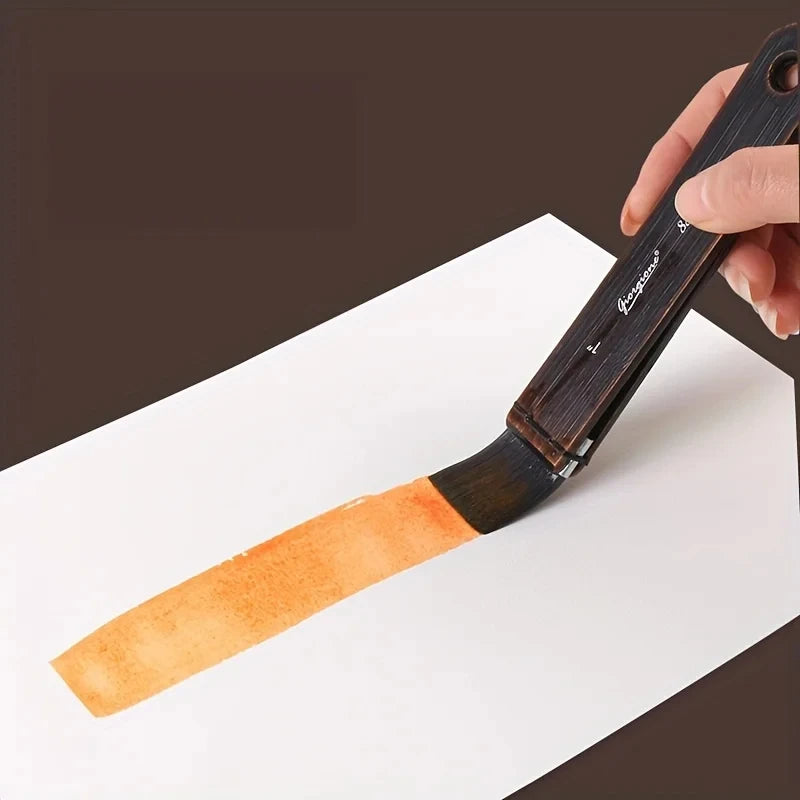 高級リス毛水彩ブラシセット10本