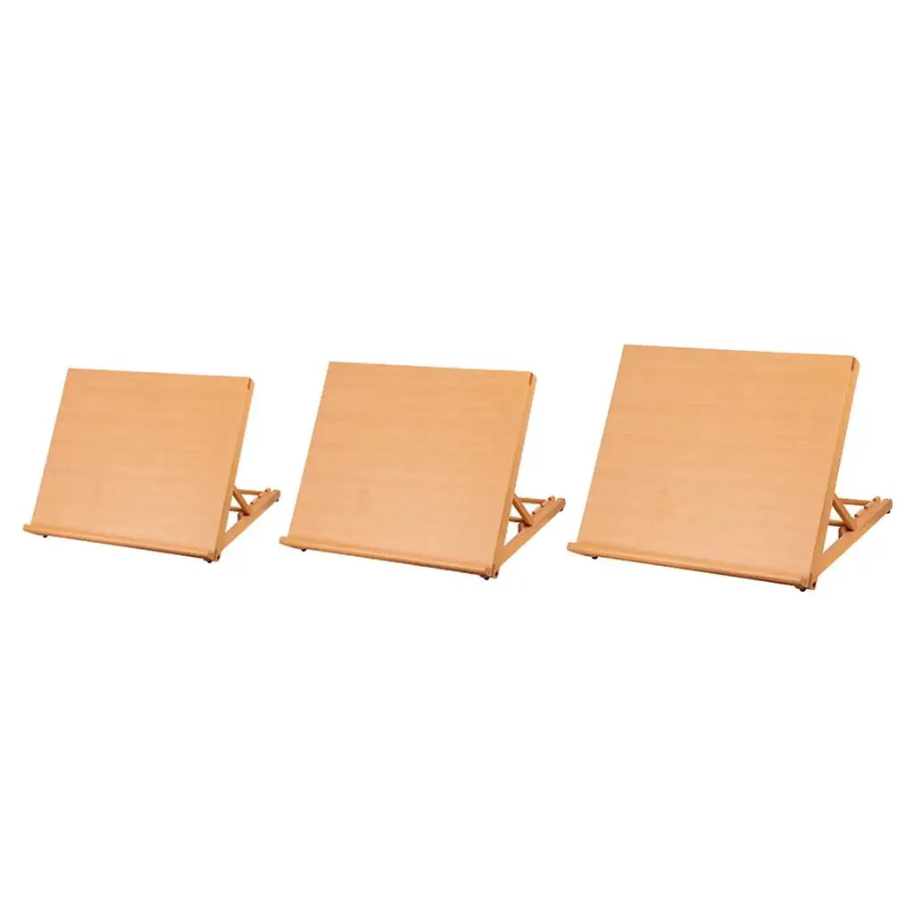 【角度調節可能】木製アートデスクイーゼル