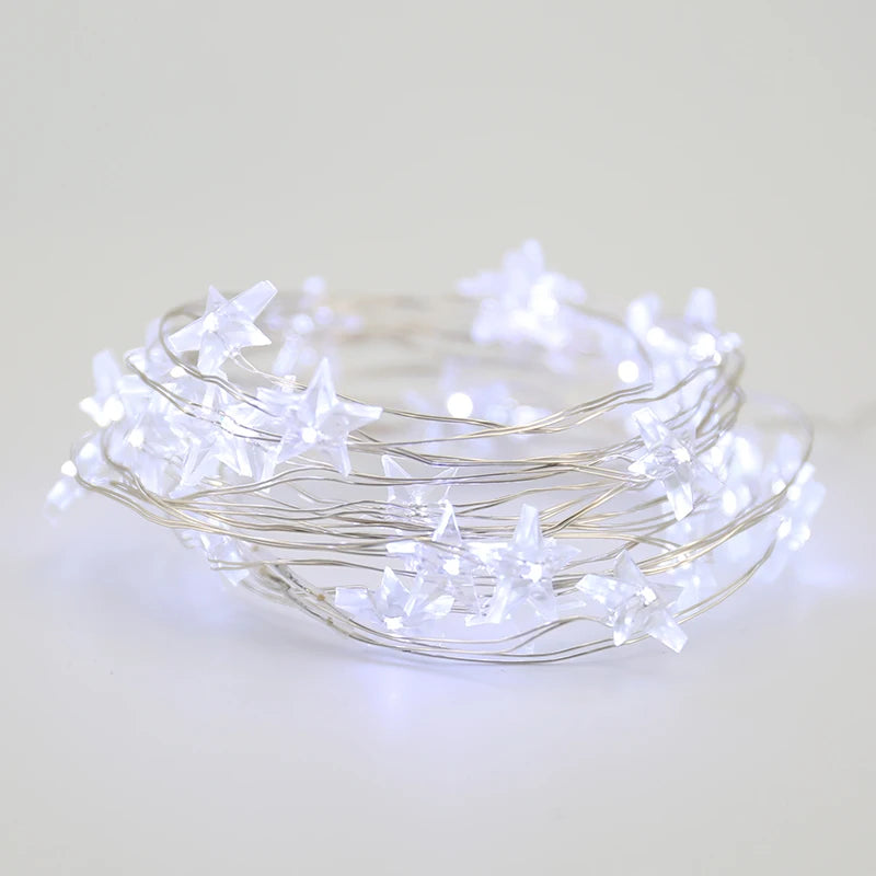 イベント・クリスマス装飾|LED室内装飾用スターライト(2M/4M)