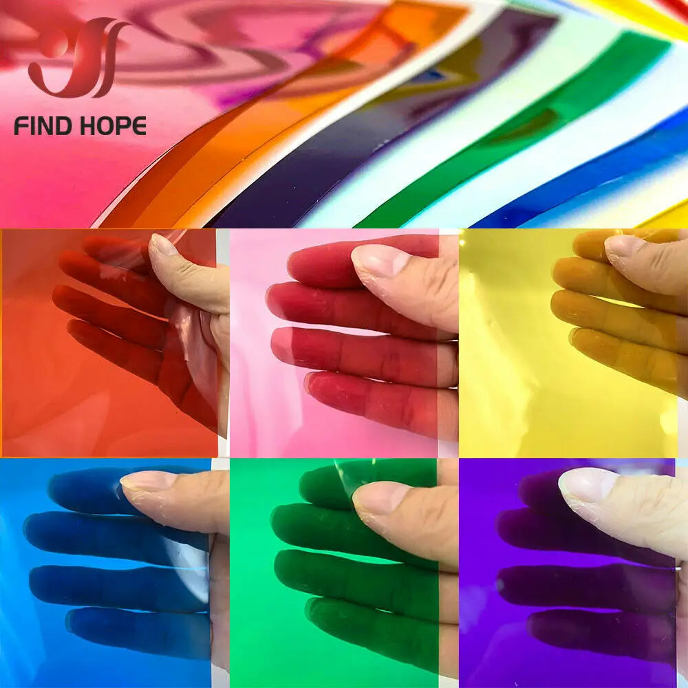 【窓用装飾シート】ステンドグラス風 透明カラーフィルム