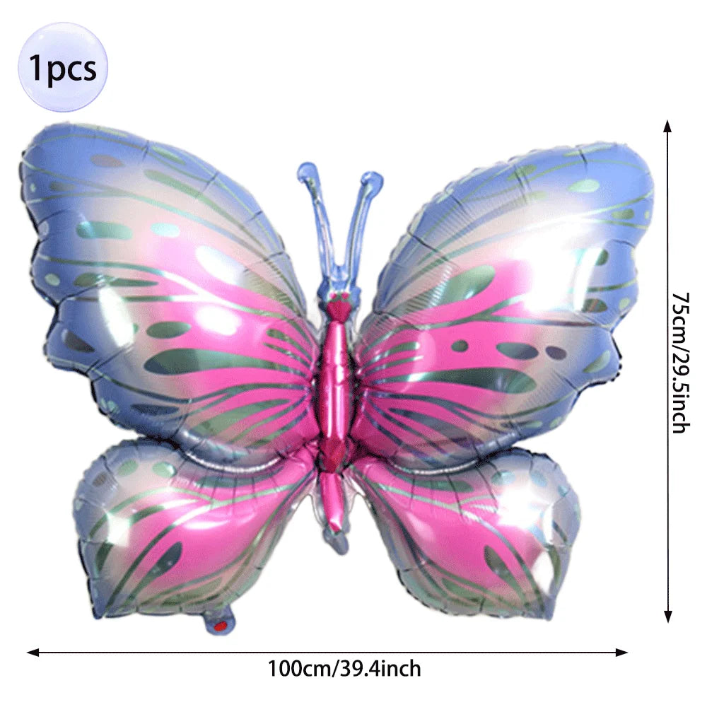 パーティー・インテリア装飾 バタフライバルーン 蝶モチーフ 誕生日・イベント用