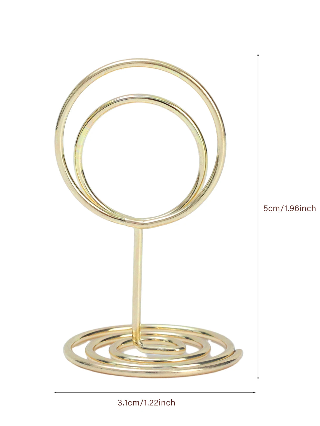 イベント・結婚式装飾|ハート型金属製プレースカードホルダー20個