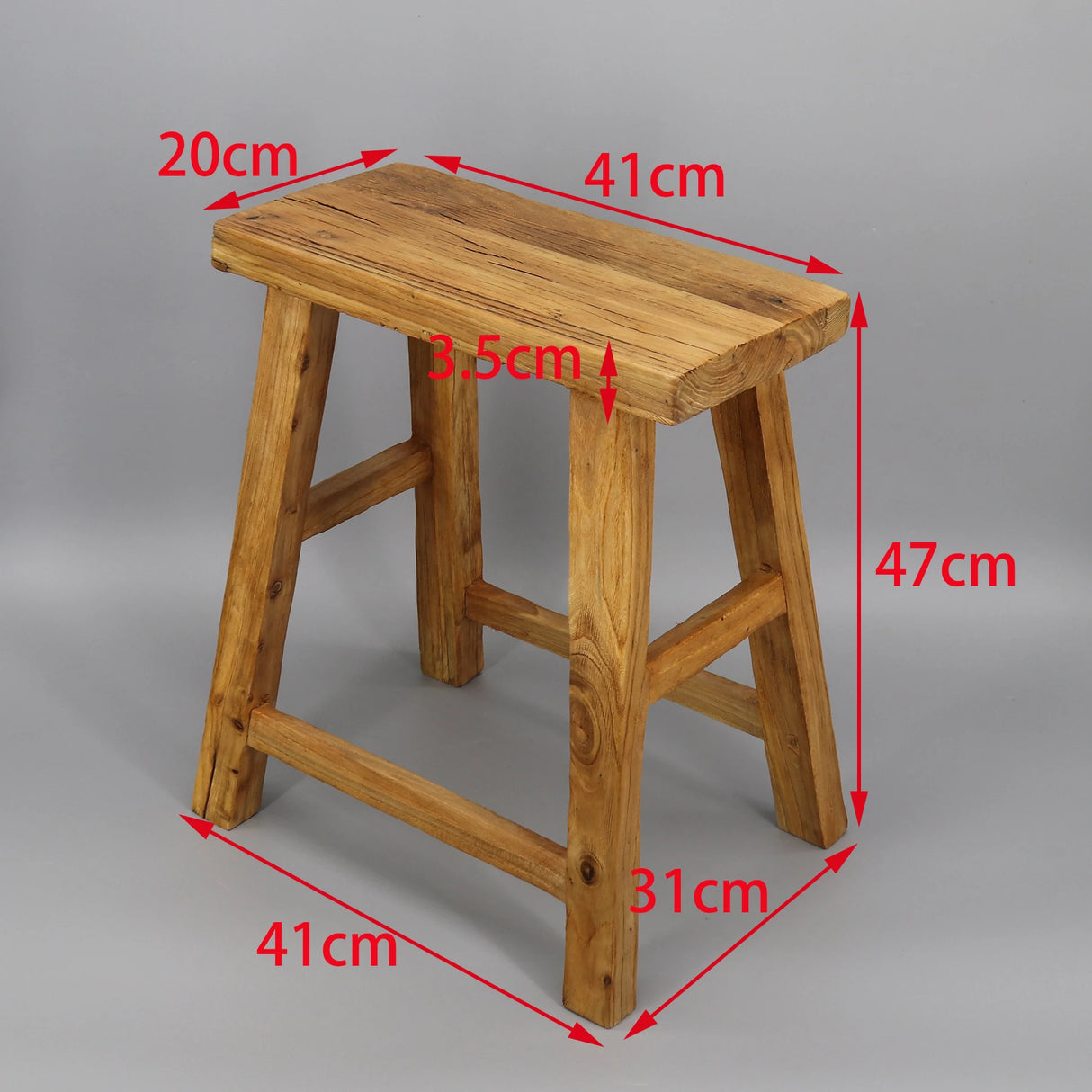 再生木製バスルームベンチ・ダイニングチェア