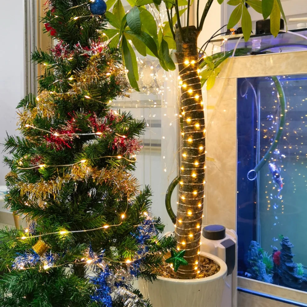 ドレープライト|イベント・クリスマス装飾|防水LEDストリングライトUSB接続( 1~20m)