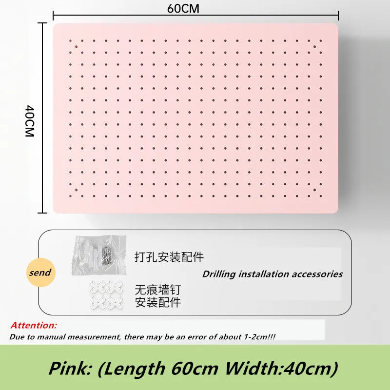 多機能メタルペグボード収納ラック