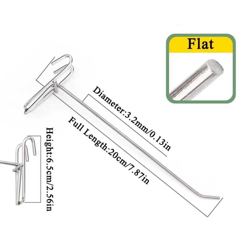 ステンレス製スクリーンフック 10〜25cm