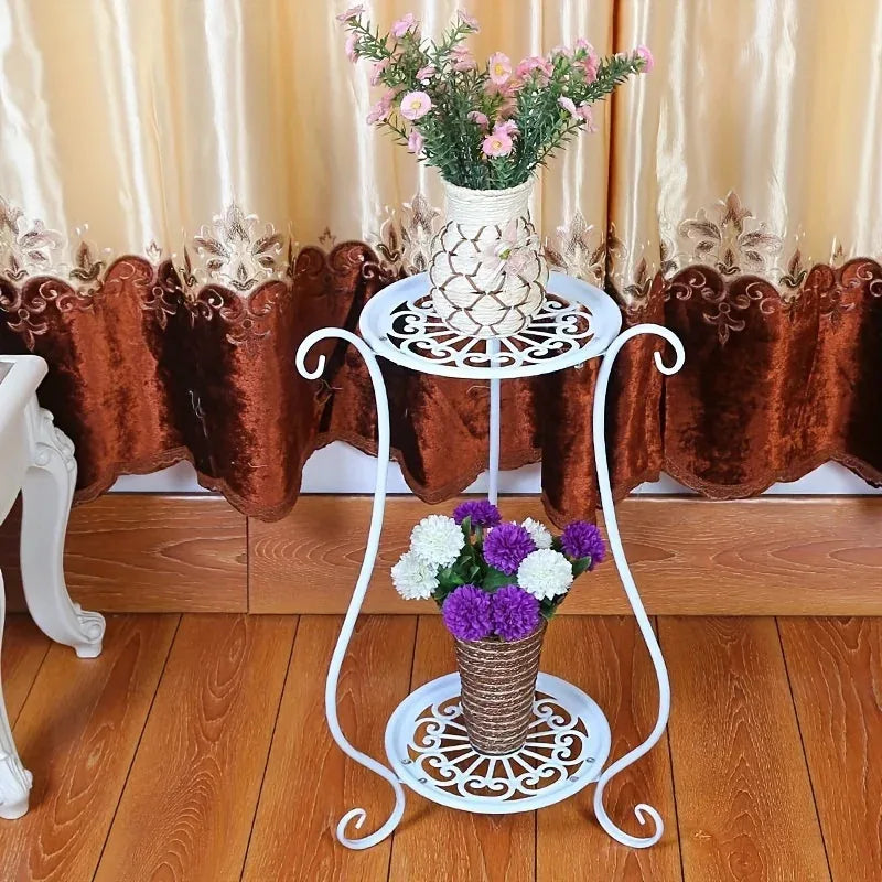 クラシックメタルプラントスタンド 2段式 60cm