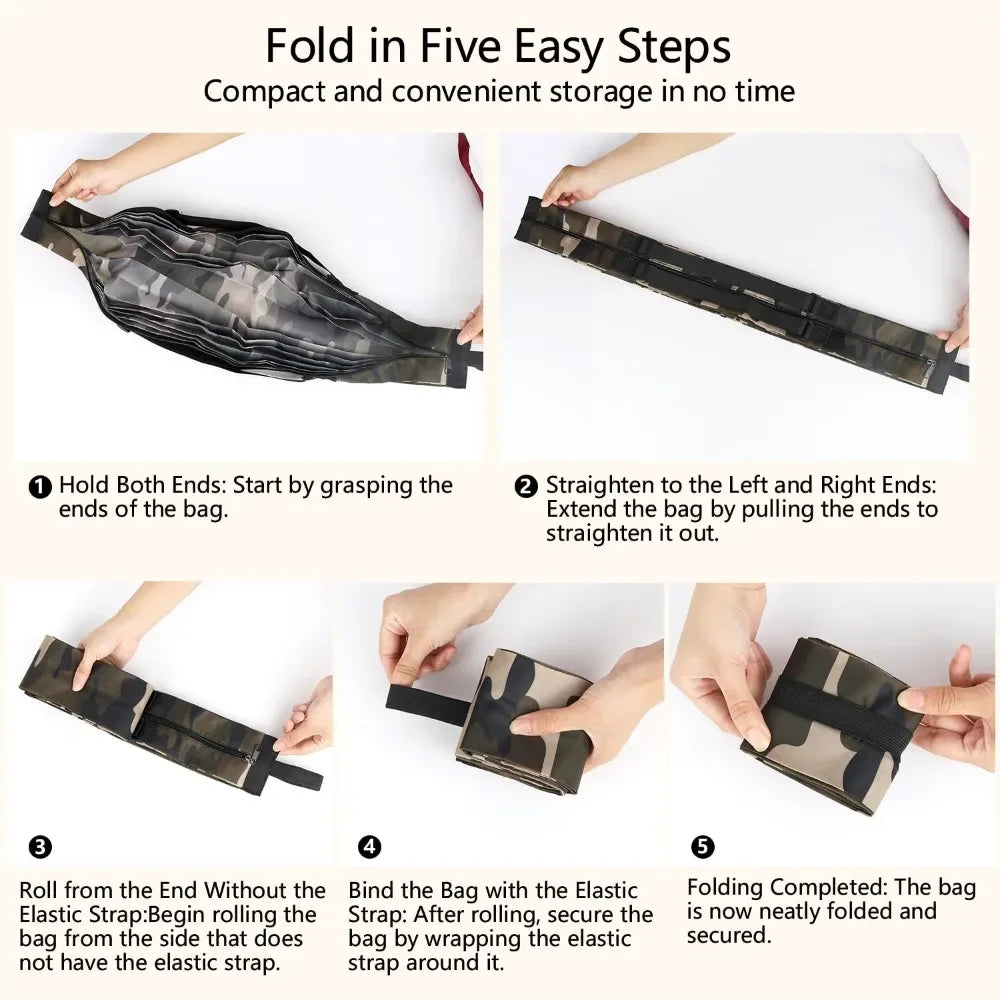 |ノベルティ用品 | 防水・耐久性 ナイロン製 折りたたみバッグ | 40×40c