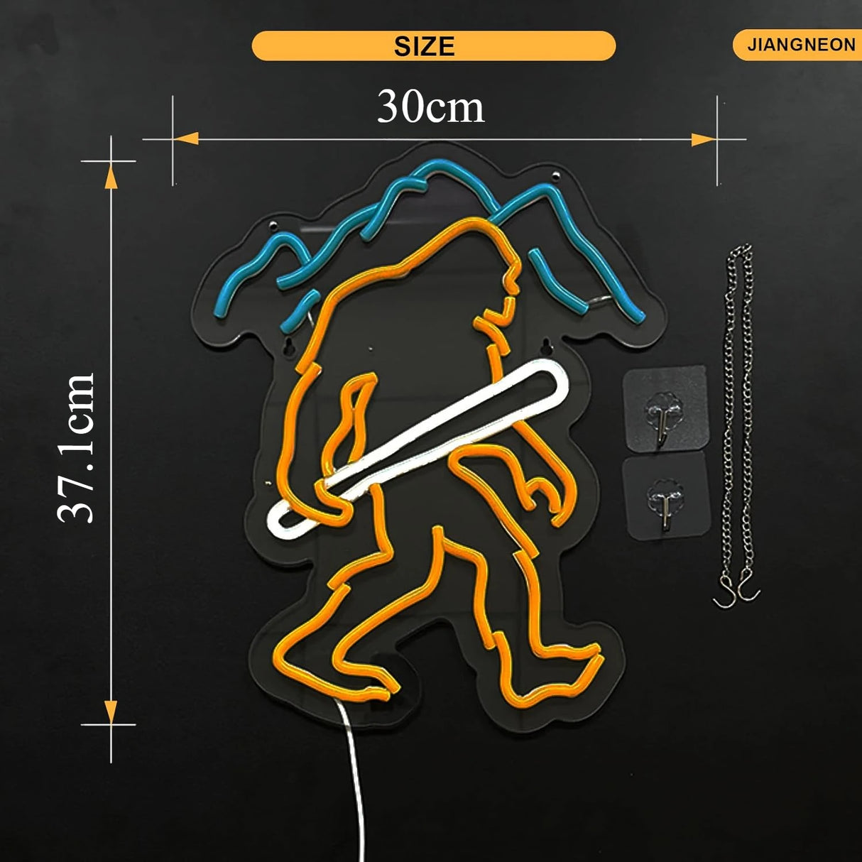 サスカッチ LEDネオンサイン(ネオン看板) 調光機能付き