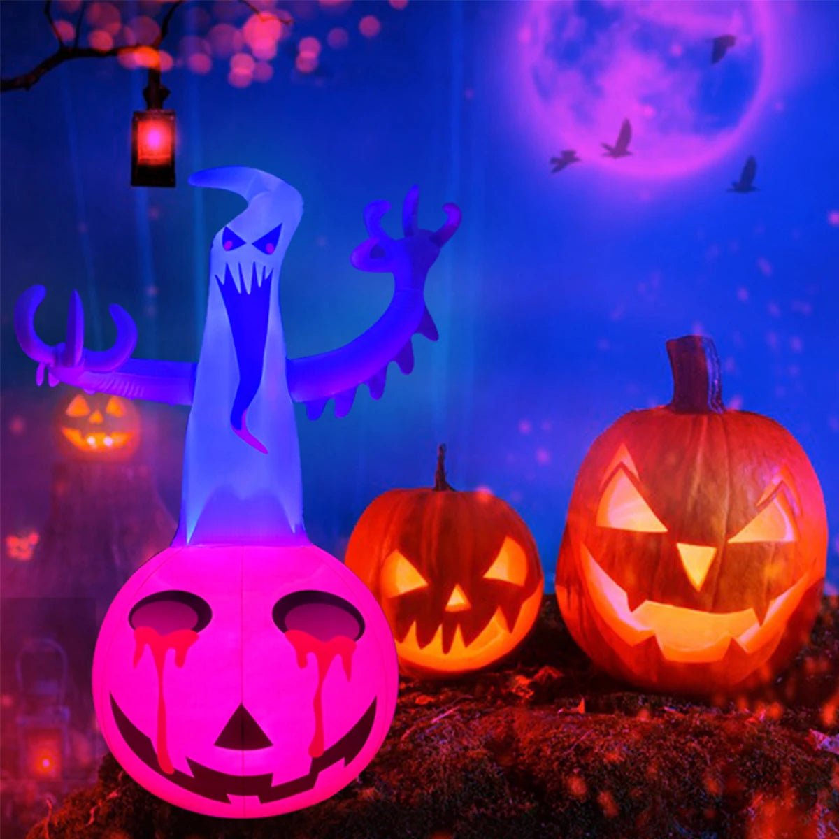 イベント・ハロウィン装飾|LEDパンプキンバルーンデコレーション