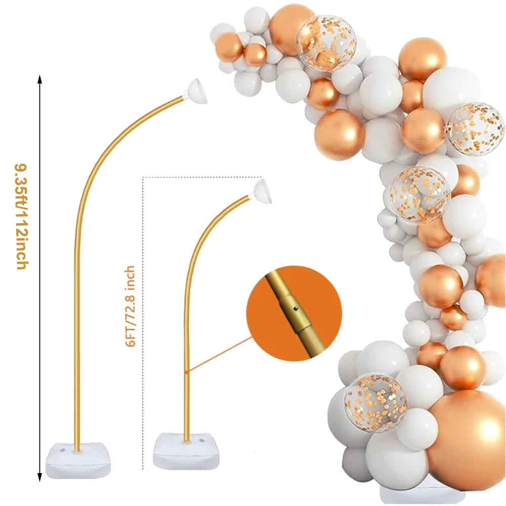イベント・バルーン装飾|高さ調整可 バルーンアーチスタンド