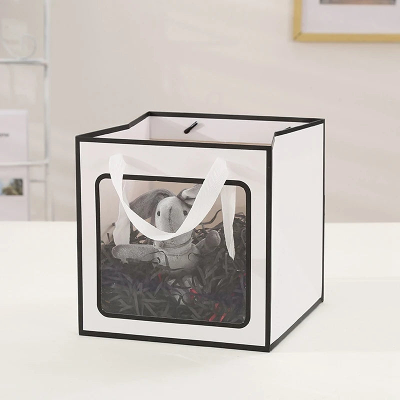 |ノベルティ用品 | 透明窓付きギフトバッグ | S/ M/ L