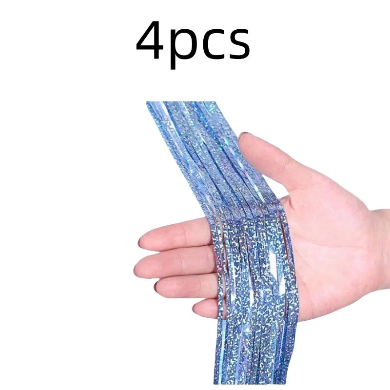 パーティー・インテリア用装飾 キラキラ!ホイル素材カーテン 誕生日用