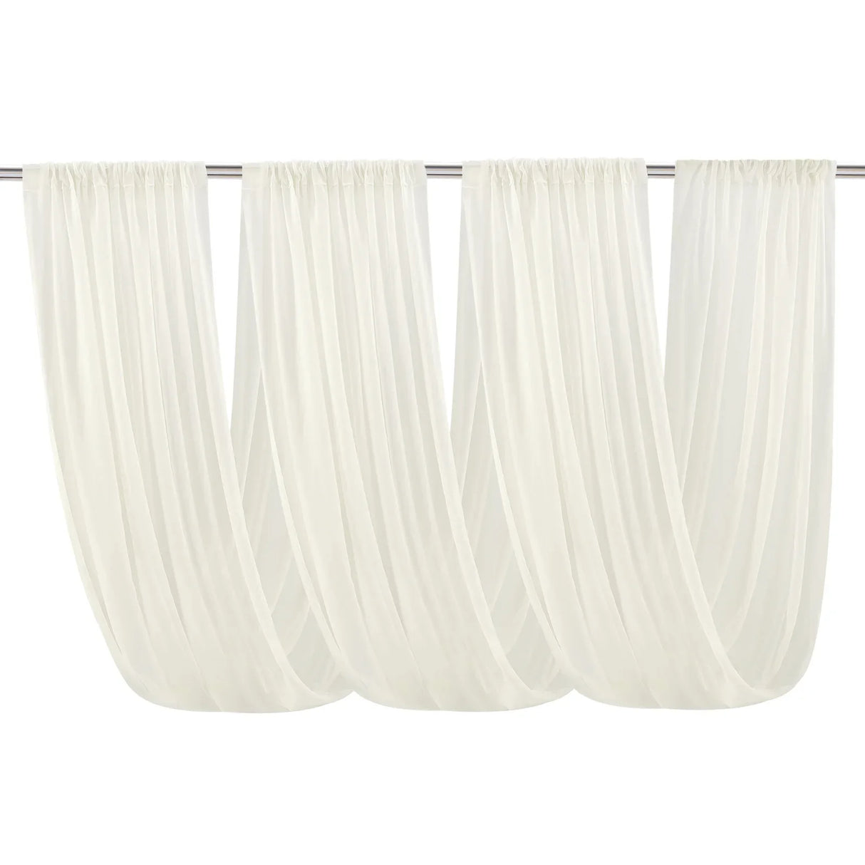 インテリア・パーティ装飾 |シフォンドレープカーテン | 全長 3m/6m