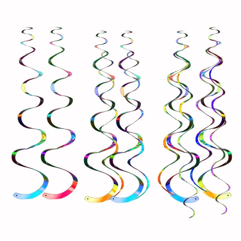 イベント・クリスマス装飾|虹色ホログラフィックガーランド