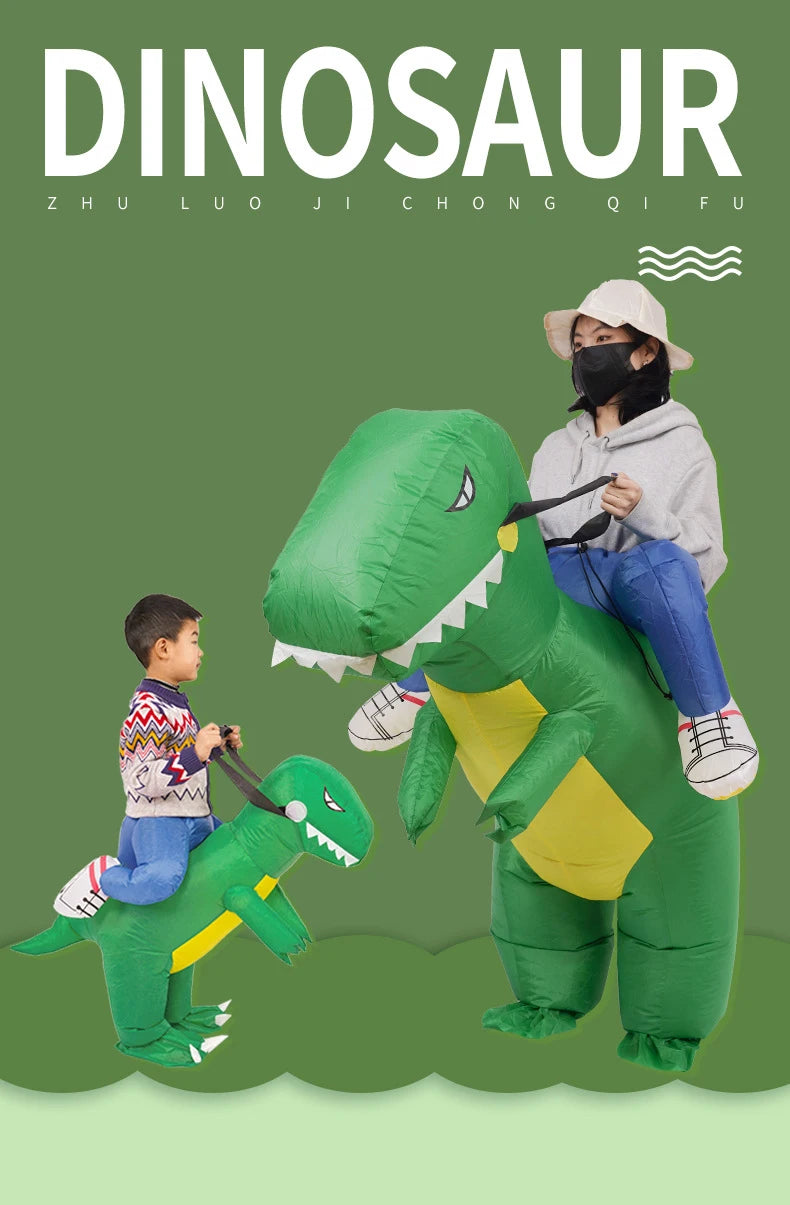 イベント・ハロウィングッズ|恐竜インフレータブルコスチューム 大人子供用