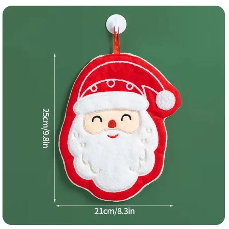 クリスマスグッズ・ ノベルティ用品|クリスマス柄 吸水ハンドタオル