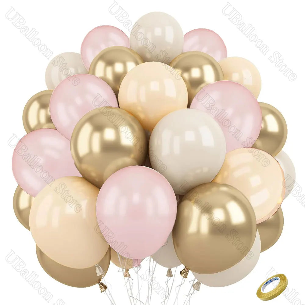 イベント・バルーン装飾 | メタリック&アースカラーバルーンセット | 40個