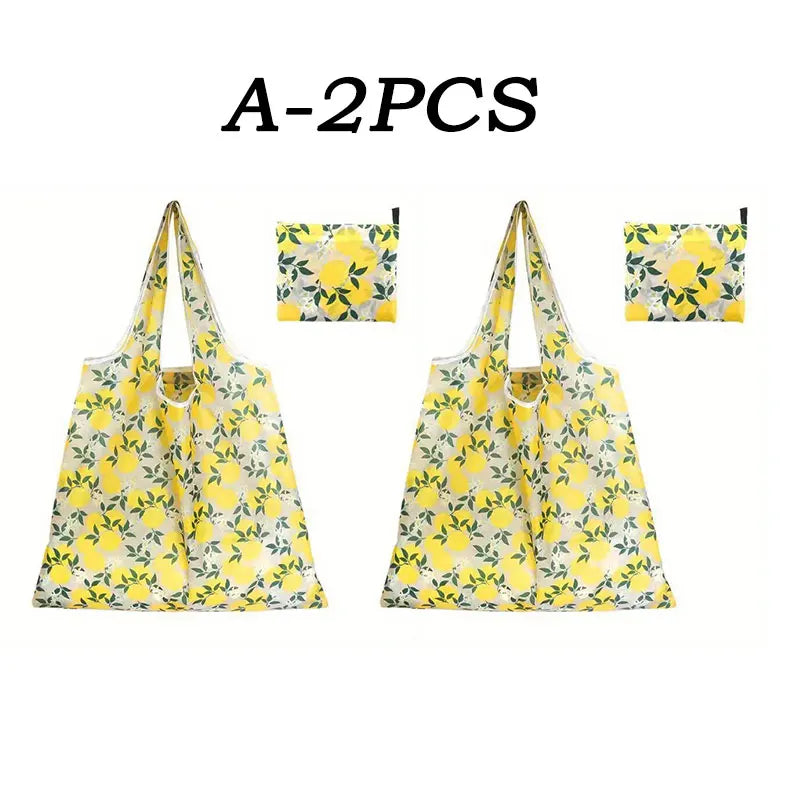 |ノベルティ用品 | 大容量・折りたたみ式プリントエコバッグ | 46×40c