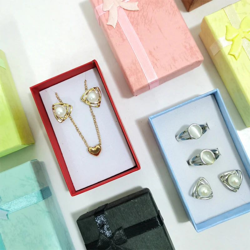 |イベント・ノベルティ用品 | ジュエリーギフト用ボックス12個セット | 5×8×2.5cm