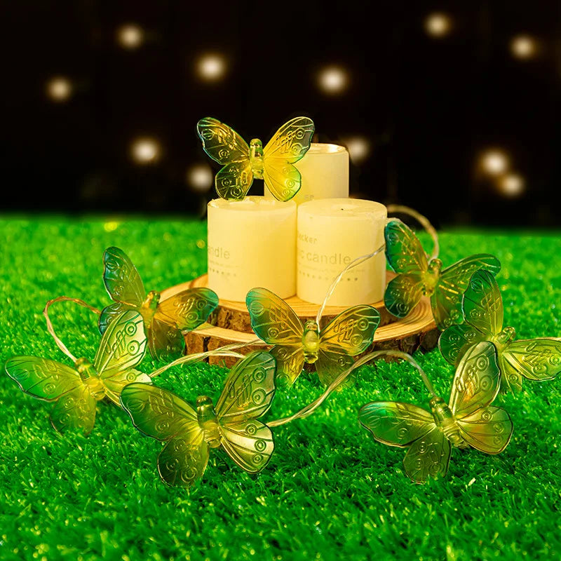 パーティー・インテリア用装飾 バタフライLEDライト 蝶モチーフ 華やか