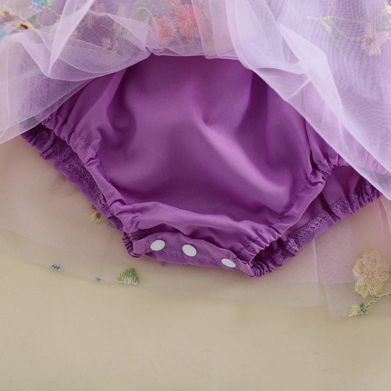 イベント・ハロウィングッズ|ベビー用エンジェル風チュールロンパースドレス(1〜18ヶ月)