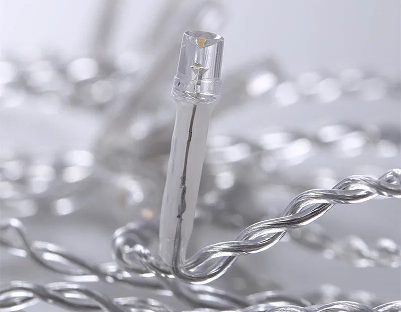 カーテンライト|イベント・クリスマス装飾|LEDつらら型 屋外用カーテンライト(幅4M~32M)