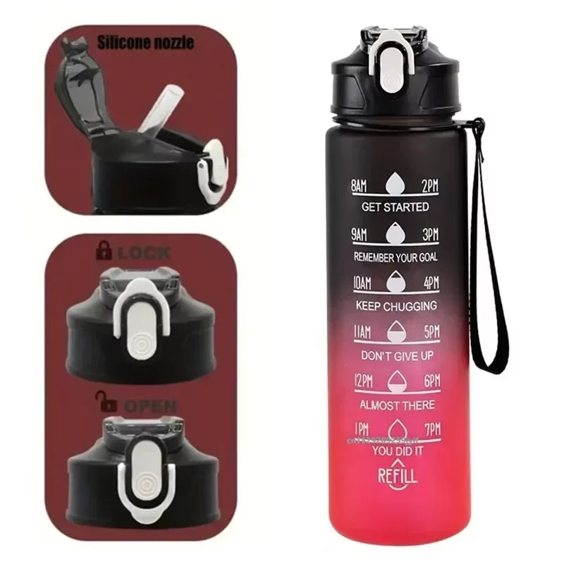 |イベント・ノベルティ用品 | 漏れ防止タイムマーカー付きスポーツボトル | 800ml