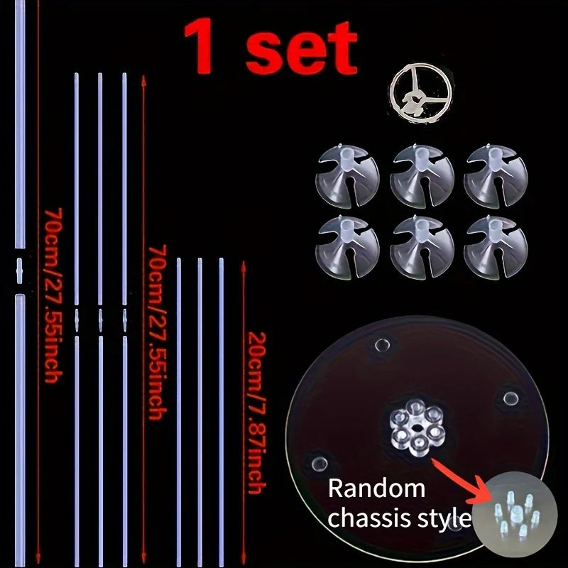 プラスチック製自立式バルーンホルダー