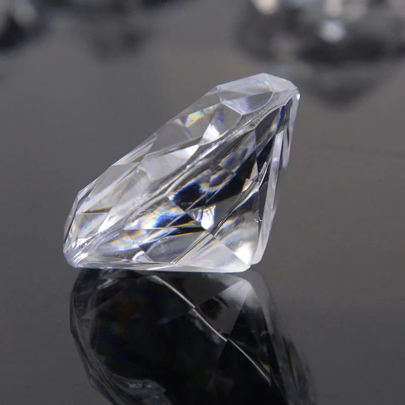 イベント・結婚式装飾|アクリル製ダイヤモンドカードホルダー5/10個