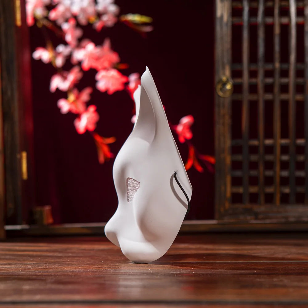 イベント装飾・ハロウィングッズ|ペイントにもぴったり!白猫型お面