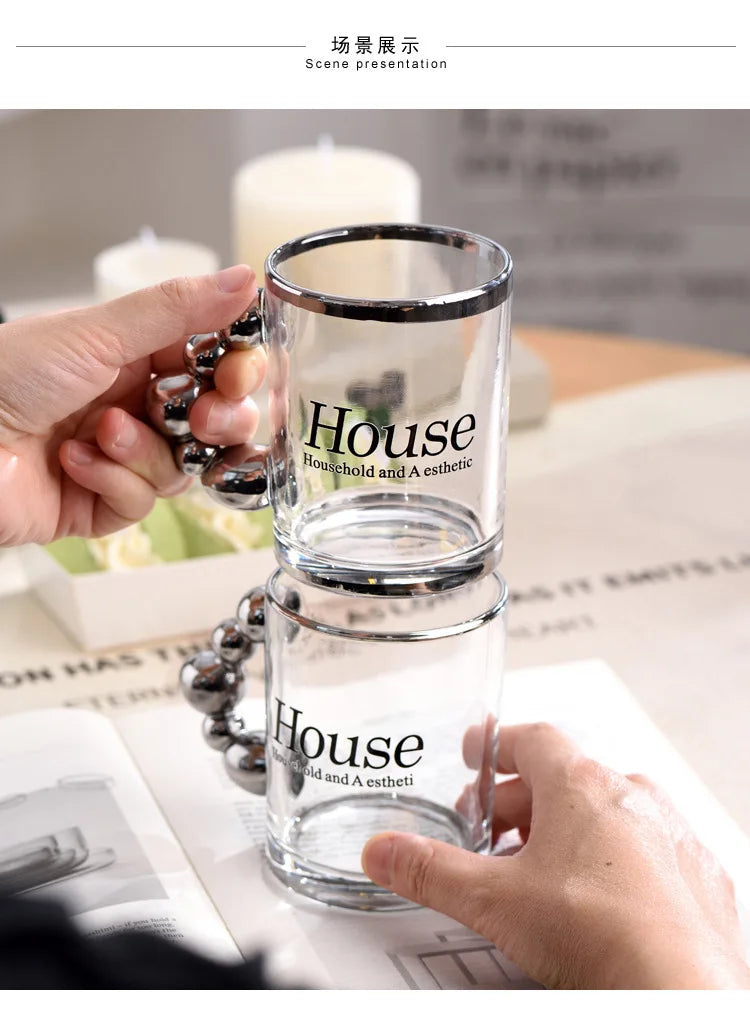 |イベント・ノベルティ用品 | 耐熱 氷カットガラス製マグカップ | 300ml