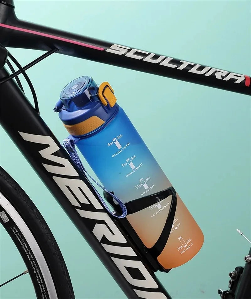 |イベント・ノベルティ用品 | タイムマーカー付きグラデーションウォーターボトル | 1000ml