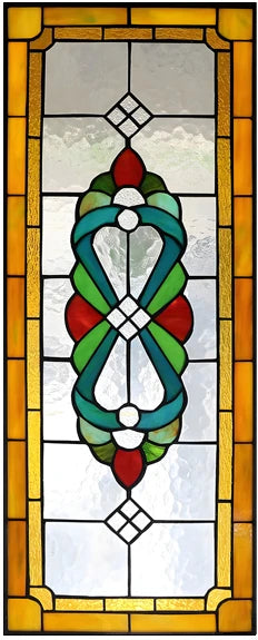 【UVカット・静電気吸着タイプ】ステンドグラス風 ウィンドウフィルム(7パターン)