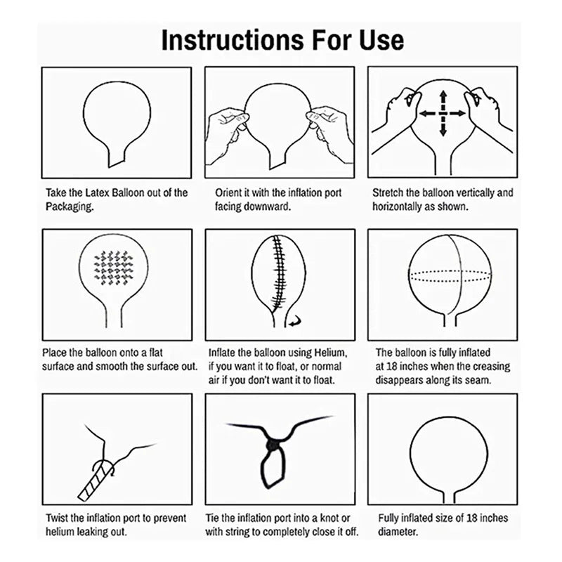 イベント・バルーン装飾 | 透明バルーンセット | 10個