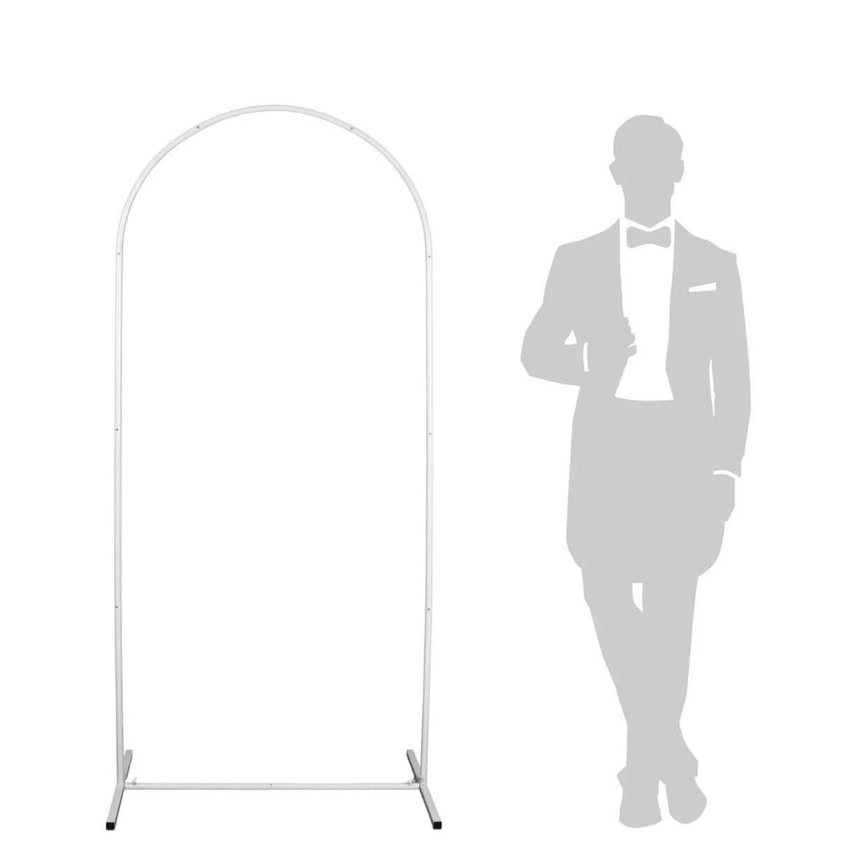 イベント・パーティー装飾 メタル製デコレーションフレーム 3サイズ展開 ホワイト